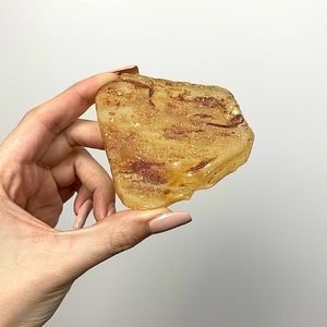 Raw Orange Copal Amber Crystal Rock Chakra Healing Spiritual Home Decor Accent